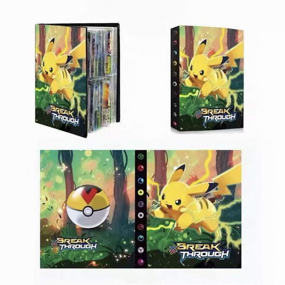 Pokemon Binder Card - Album na karty Pokemon, 240 kart,