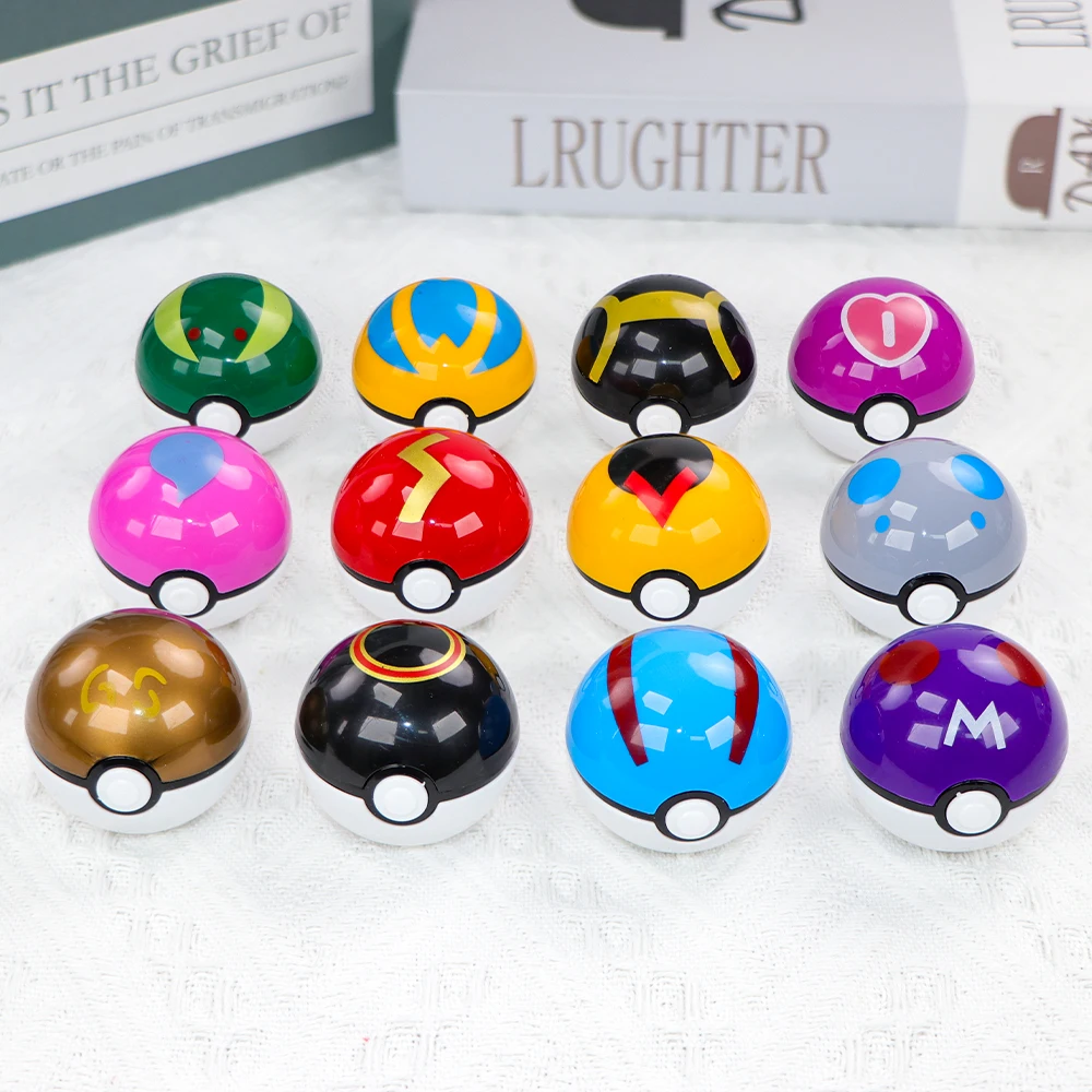 Vinyl Figure Blank - 12 SZT. Piłka Pokemon Pokeball Pikachu