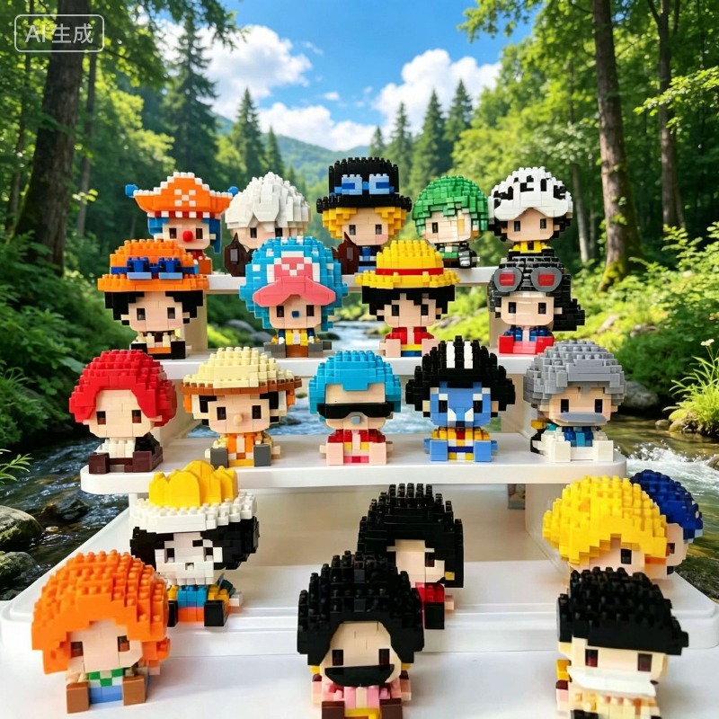 Building Block Mini - Nowy ONE PIECE Bóg Słońca Nika