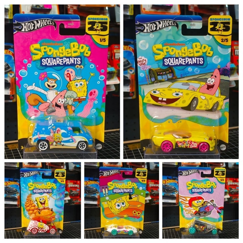 Die Cast Car 1 64 - Na Stanie Hot Wheels Spongebob Zaawansowany