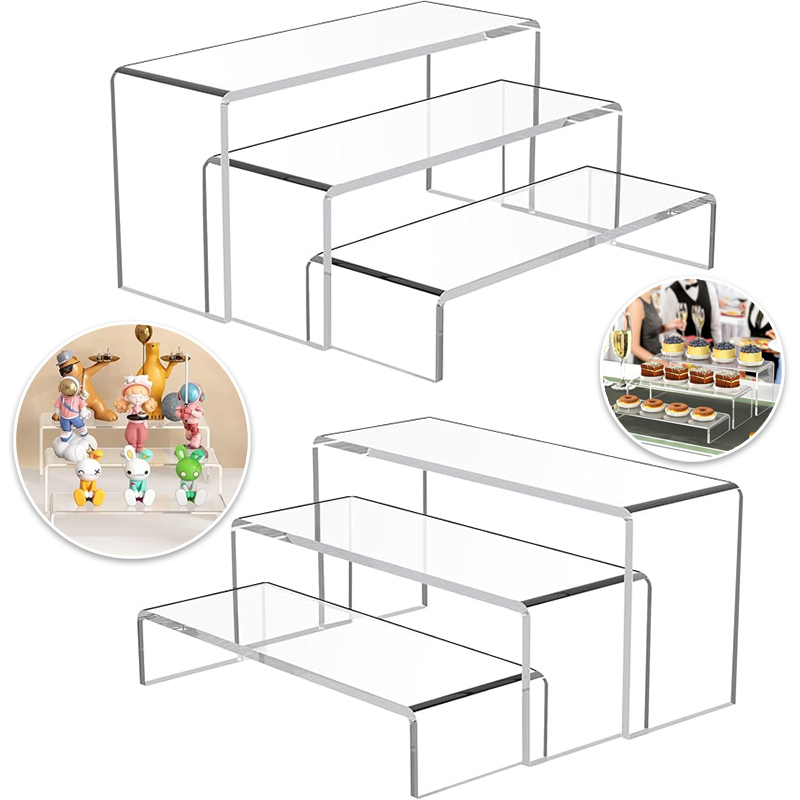 Display Risers Set - Akrylowe podstawki ekspozycyjne, 1 zestaw 3