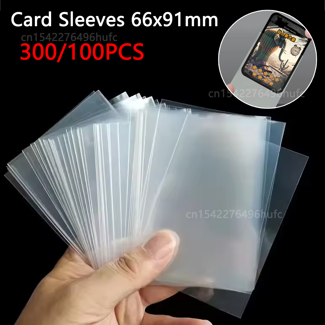 300/100 szt. Koszulki na karty – Card Penny Sleeve recenzja i cena