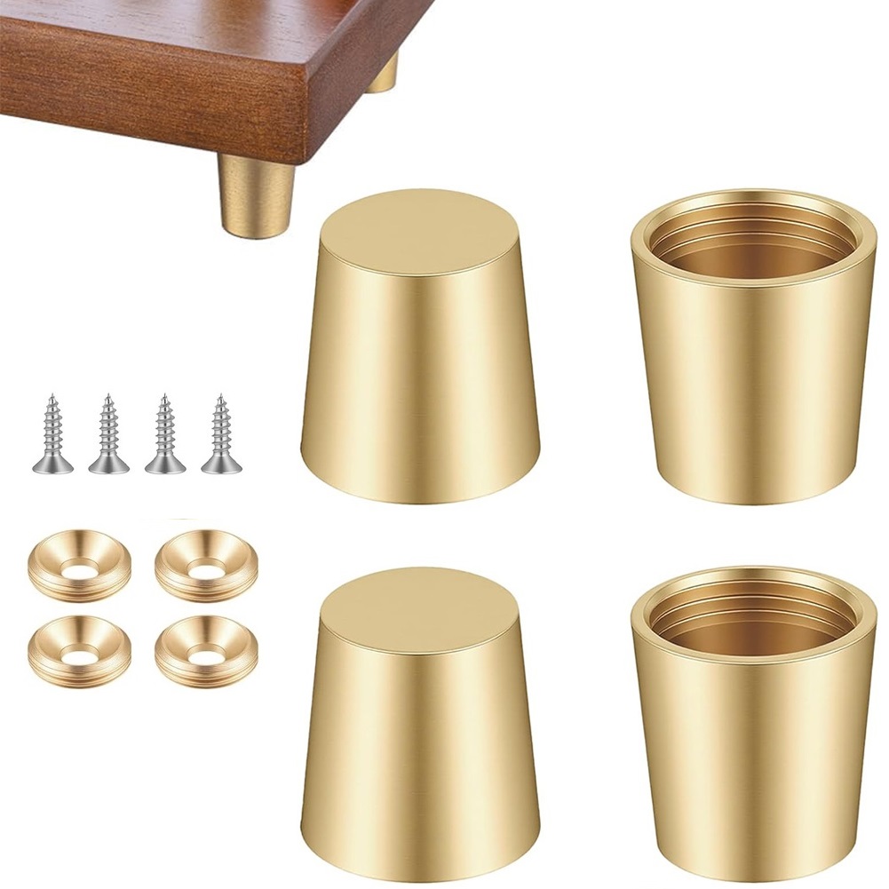4 szt. Mosiężne nóżki do desek – Display Risers Set recenzja i cena