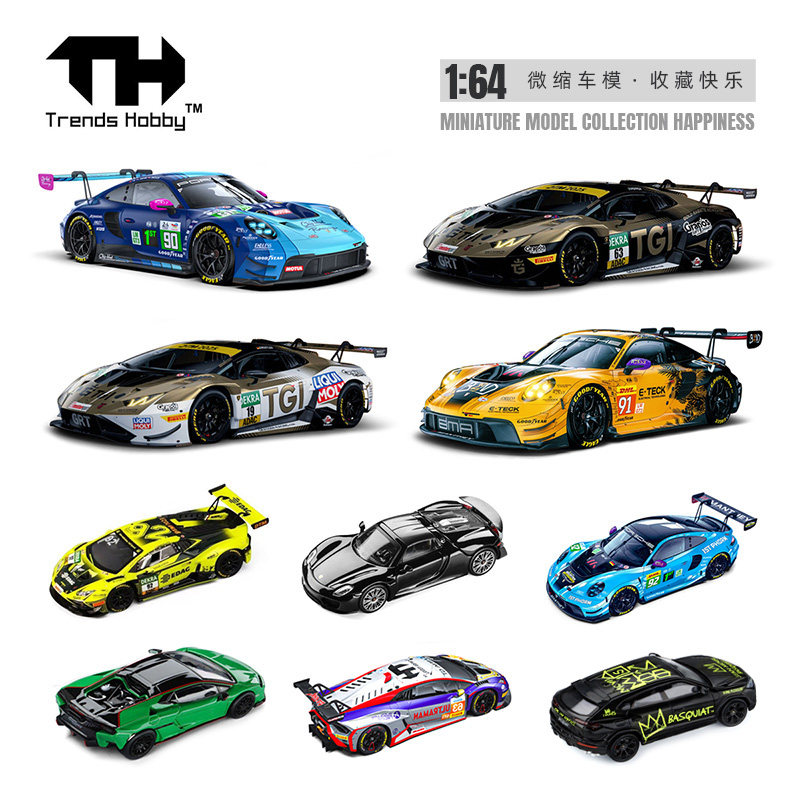 TH 1/64 Porsche 911 GT3 R LeMa – Die Cast Car 1 64 recenzja i cena