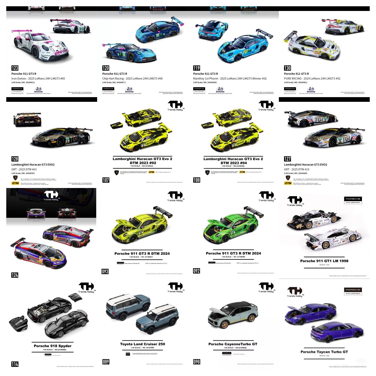 TH 1/64 Porsche 911 GT3 R LeMa – Die Cast Car 1 64 recenzja i cena