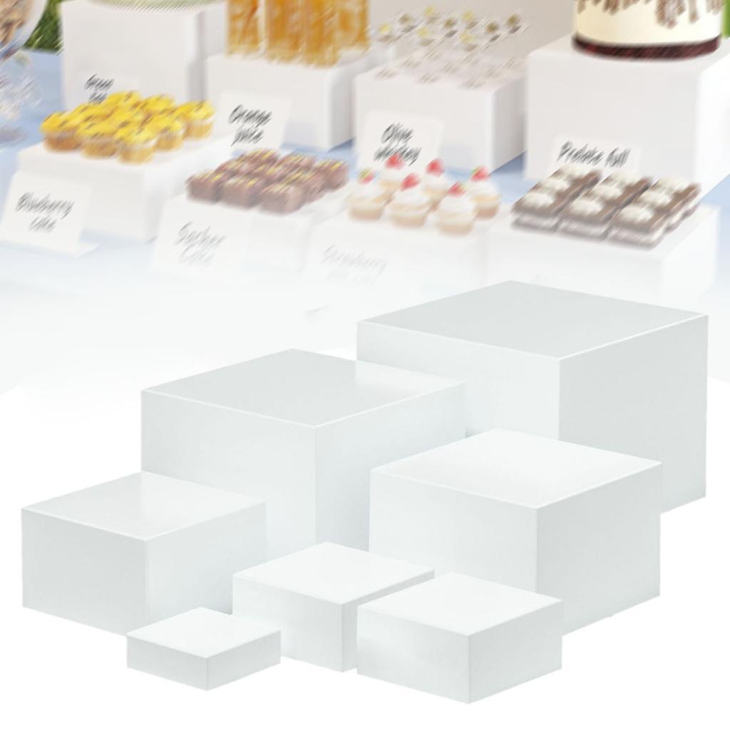 7 sztuk akrylowych kostek eksp – Display Risers Set recenzja i cena