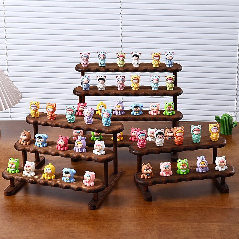 2/3/4/5-poziomowy drewniany st – Display Risers Set recenzja i cena