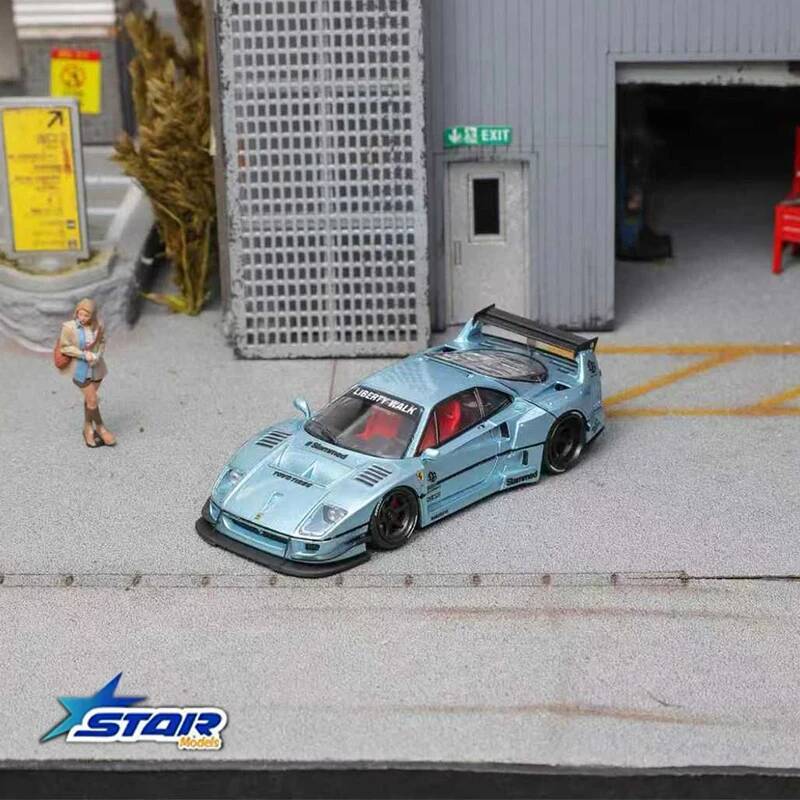 STAR 1:64 LBWK F40 Ice Blue Ma – Die Cast Car 1 64 recenzja i cena